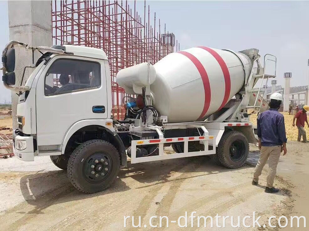 RHD concrete mixer truck to Pakistan (2)